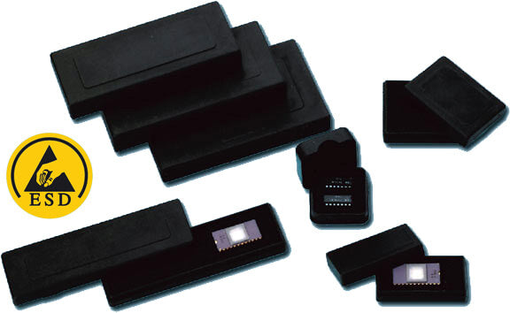 W-TECH Boîte ESD à couvercle amovible