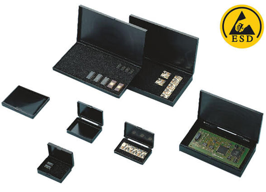 W-TECH Boîte ESD couvercle à charnière